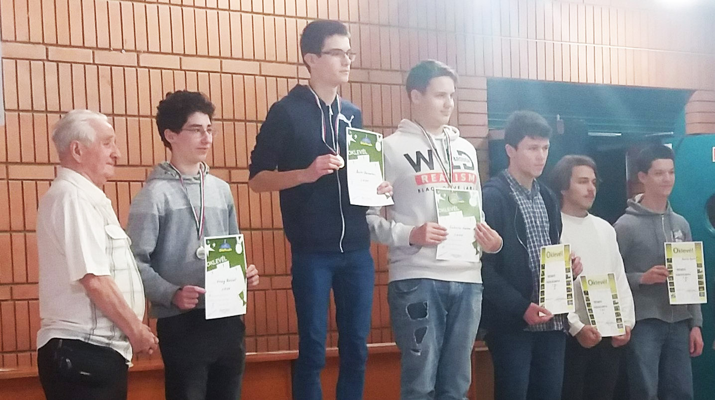 Baski Barnabás Pest megyei Sakk Diákolimpia bajnok