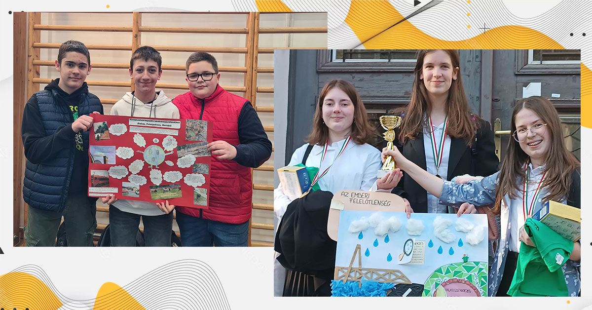 Curie Környezetvédelmi Emlékverseny országos döntő - eredmények